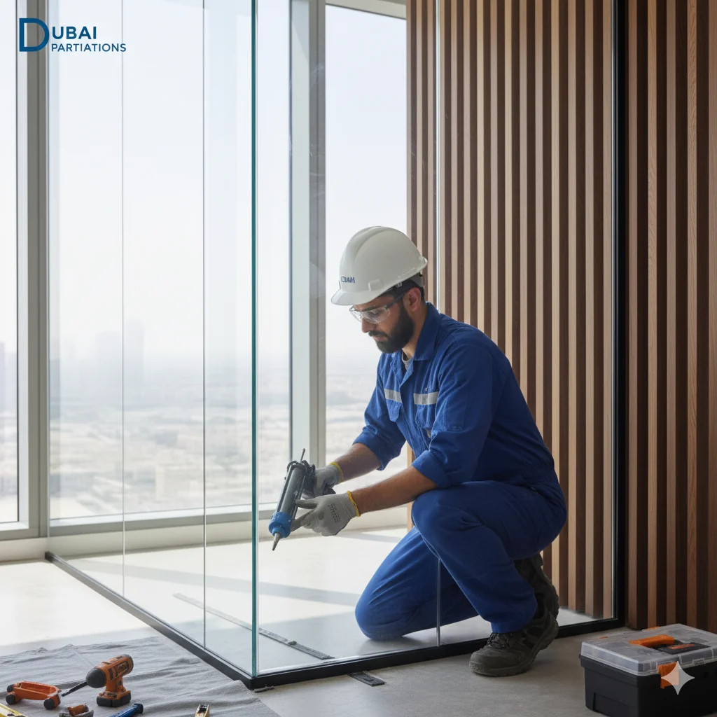 Glass and Wooden Partition Services Dubai