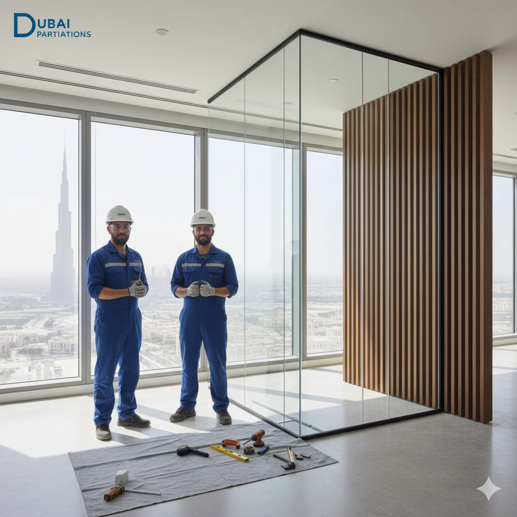 Glass and Wooden Partition Services in Dubai