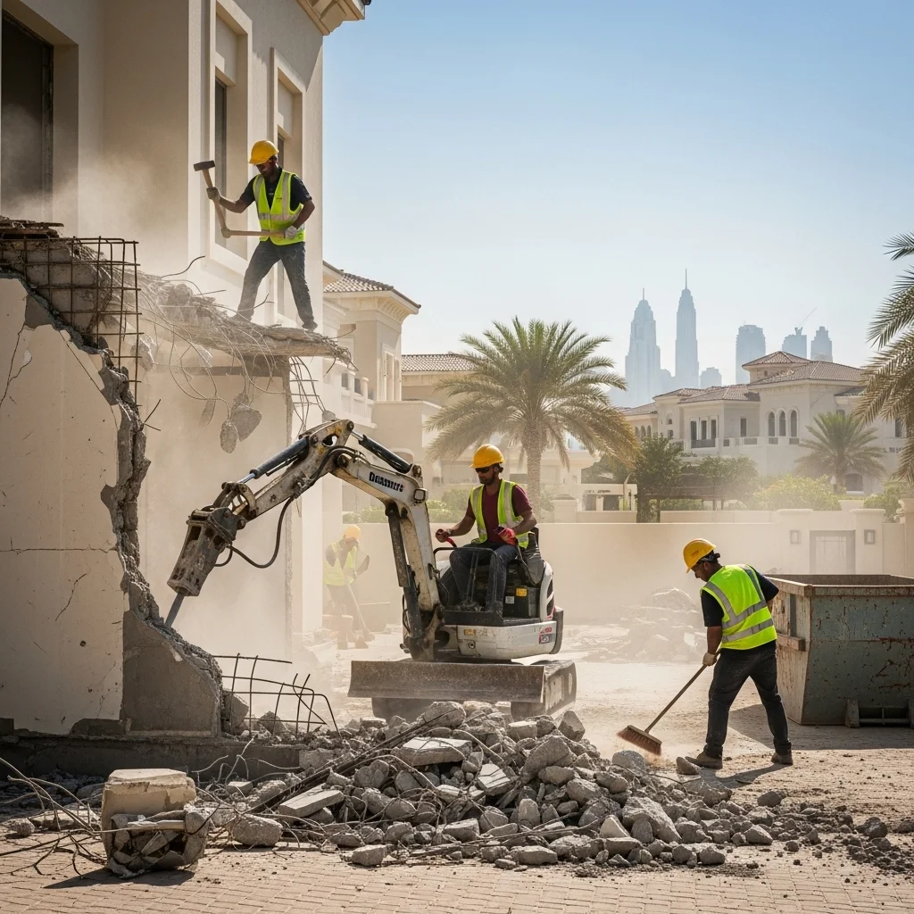 Villa Demolition Contractors in Dubai