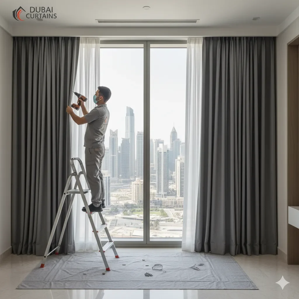curtain installation services dubai